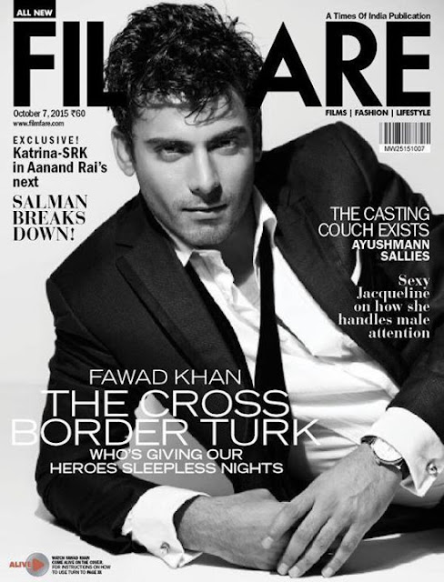 Fawad Khan featured on the Cover of FilmFare Magazine 