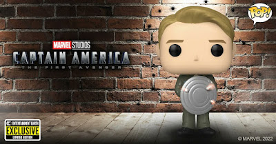 Entertainment Earth Exclusive Captain America: The First Avenger Steve Rogers with Prototype Shield Pop! Vinyl Figure by Funko
