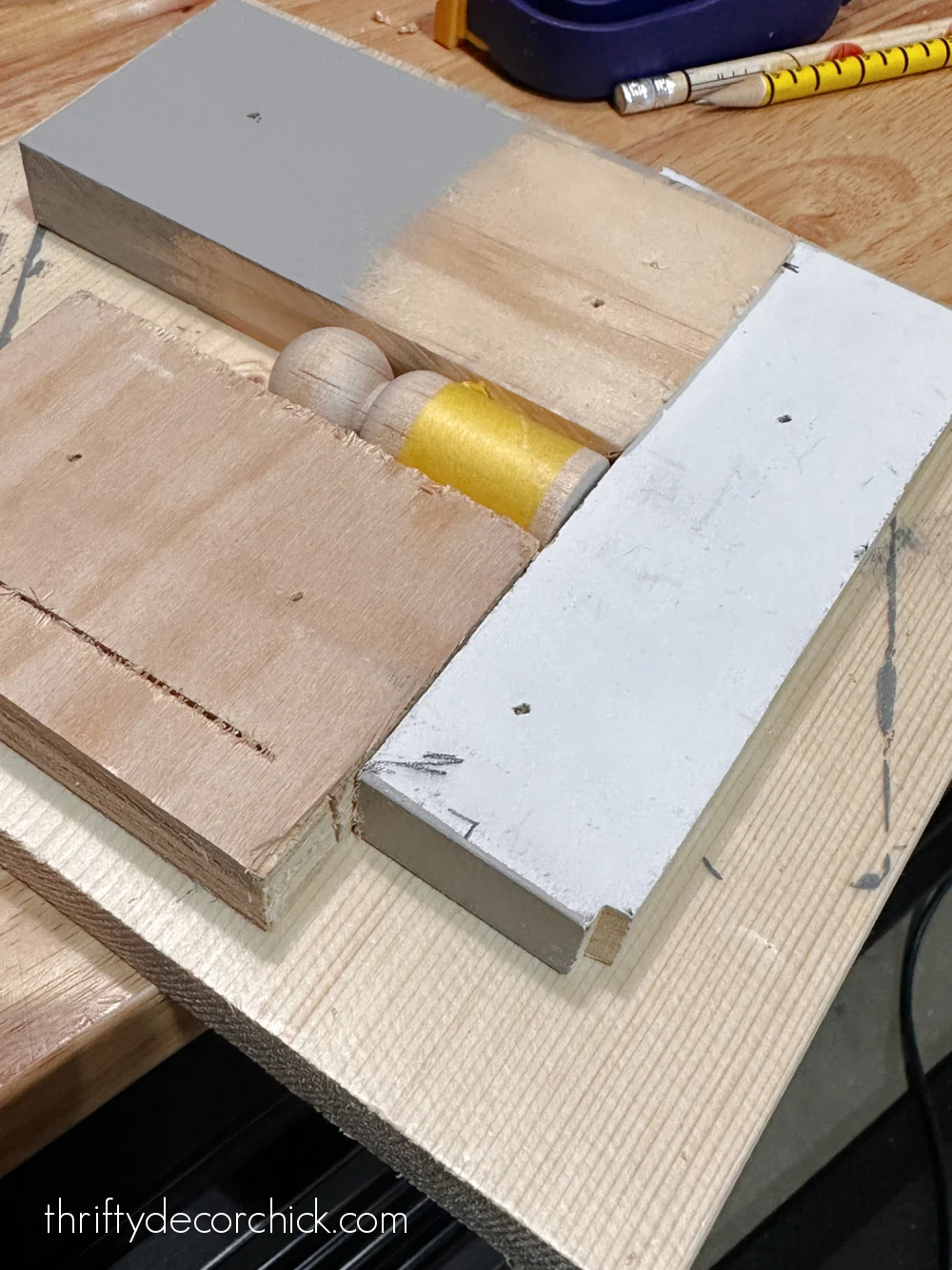 DIY holder for drilling holes in small pieces