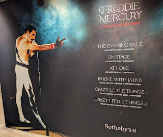 Freddie Mercury Sotheby's Exhibition Poster