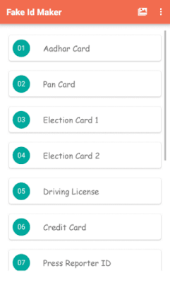 Fake Government id