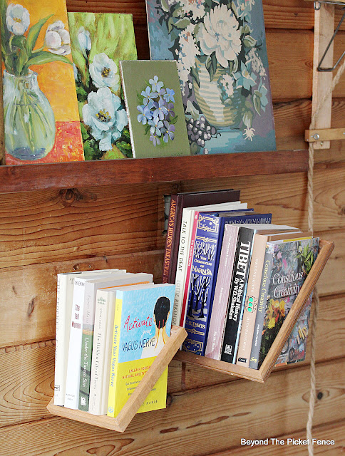 Easy DIY Wall Bookshelves