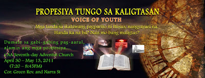 voice of youth crusade Philippines Prophecy towards salvation