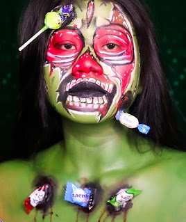 Art makeup ameliasepta zombie makeup