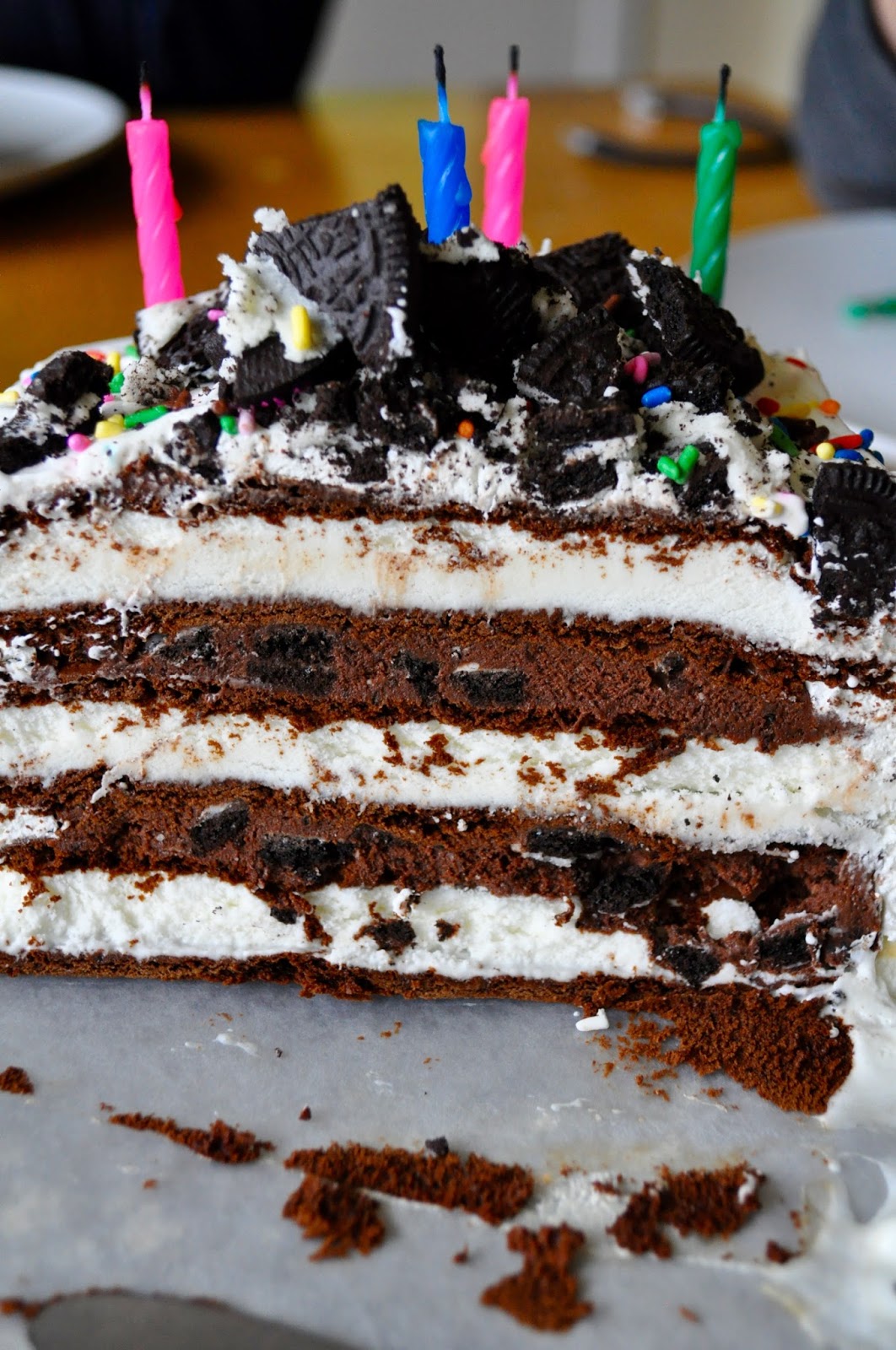 Oreo Ice Cream Cake | Little House Big Alaska