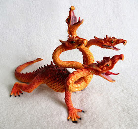 Plastic Four-Headed Dragon