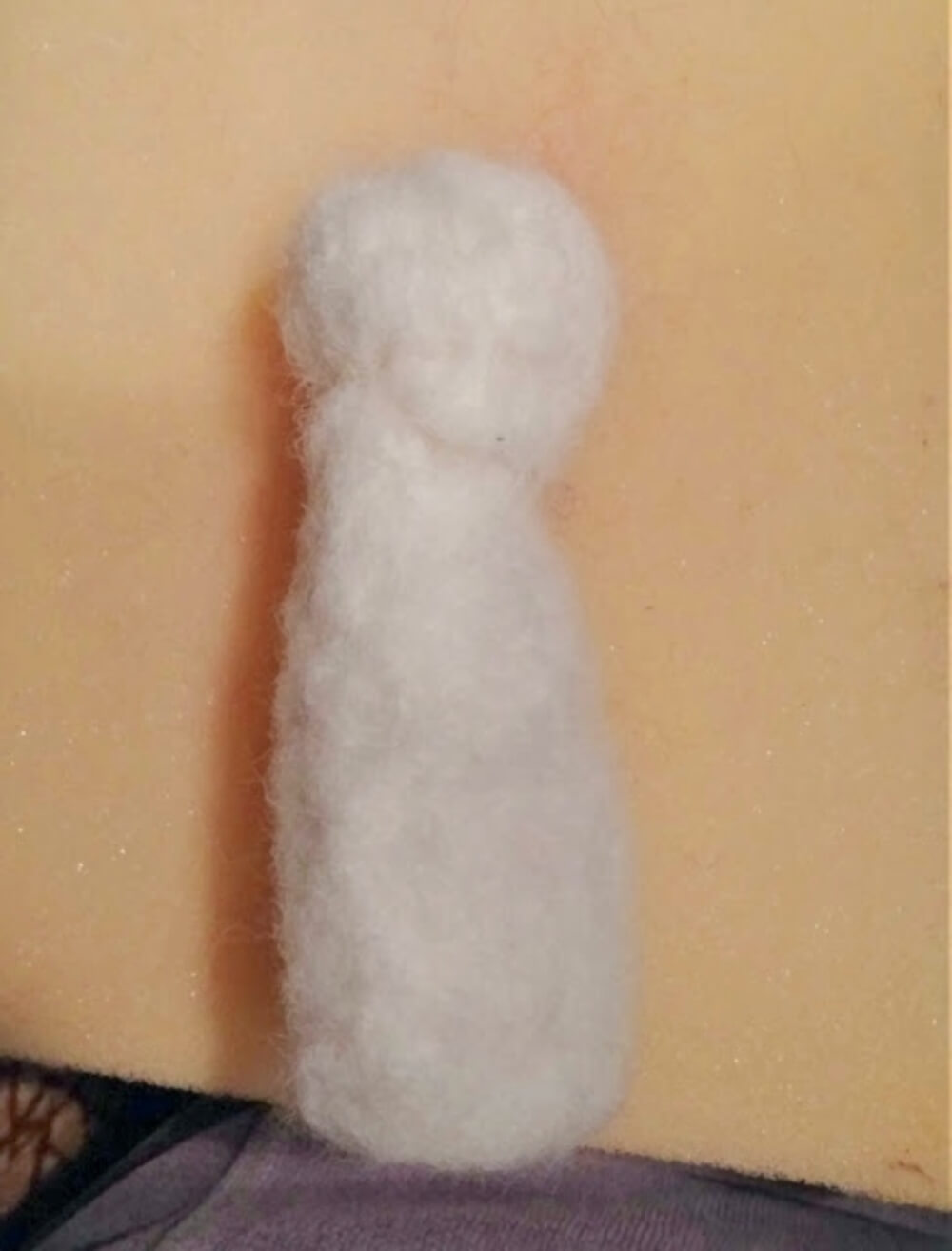 How to Make a Felted Snowman