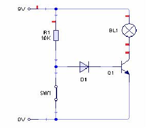 rangkaian gerbang dengan transistor