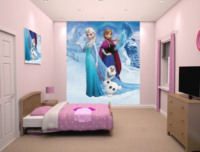 desain kamar tidur frozen terbaru