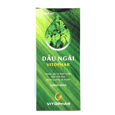 Dầu Ngải Vitophar 500ml, hỗ trợ trị liệu bệnh lý về xương khớp, không gây nóng