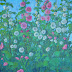 Hollyhock Painting