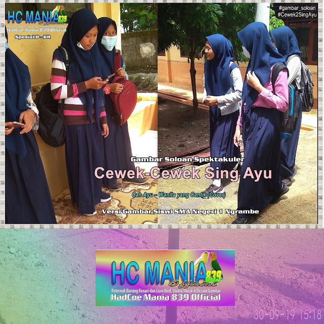 Gambar Soloan Spektakuler - Gambar Siswa-Siswi SMA Negeri 1 Ngrambe - Buku Album Gambar Soloan Edisi 15