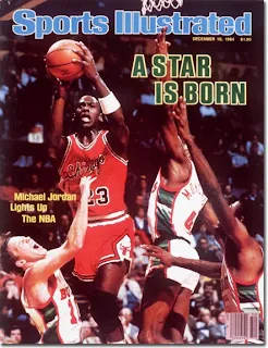 Michael Jordan on the cover of Sports Illustrated