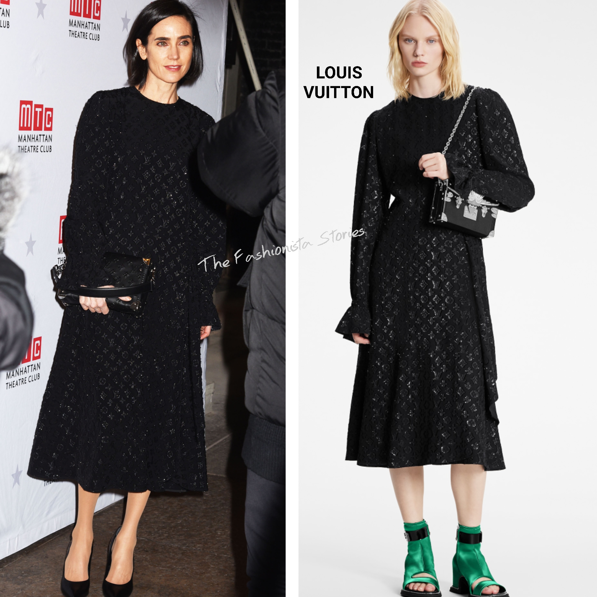 Jennifer Connelly in Louis Vuitton at ''The Collaboration'' Broadway  Opening Night
