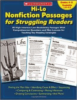 Low Interest Hi-Lo Nonfiction Passages for Struggling Readers