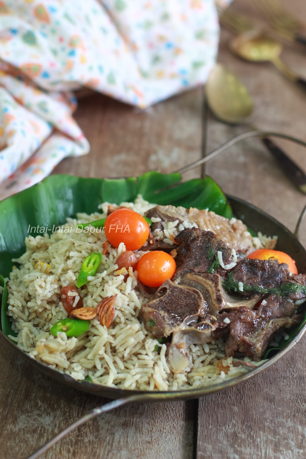 NASI ARAB Kabsa Kambing - FHA Selemak Santan