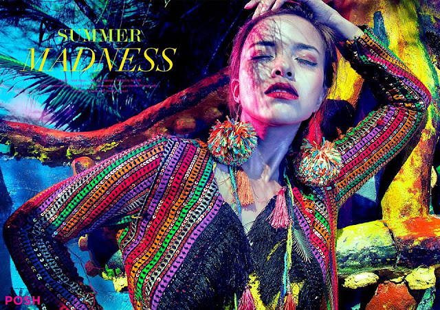 Ariel Thuta In POSH Magazine Cover Theme In Summer Madness 