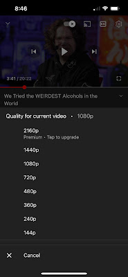 YouTube تفكر في اشتراكًا مميزًا لمقاطع فيديو 4K