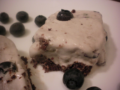 Creamy blueberry banana bar!