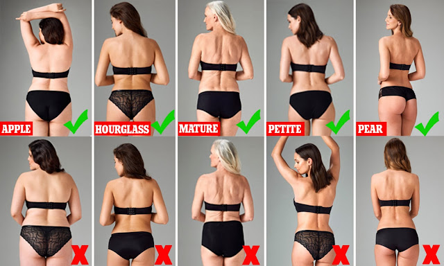 Different butt shapes