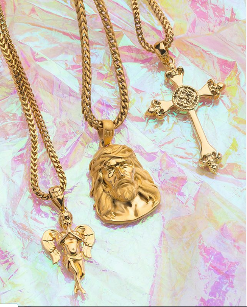 mens gold necklace