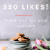 350 Facebook Likes!!!