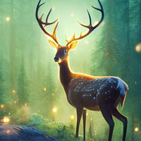 BIG Magical Deer Forest E…