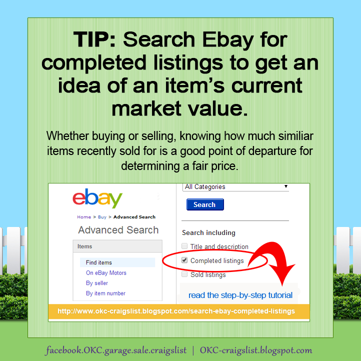 Tip: Search Ebay's Completed Listings