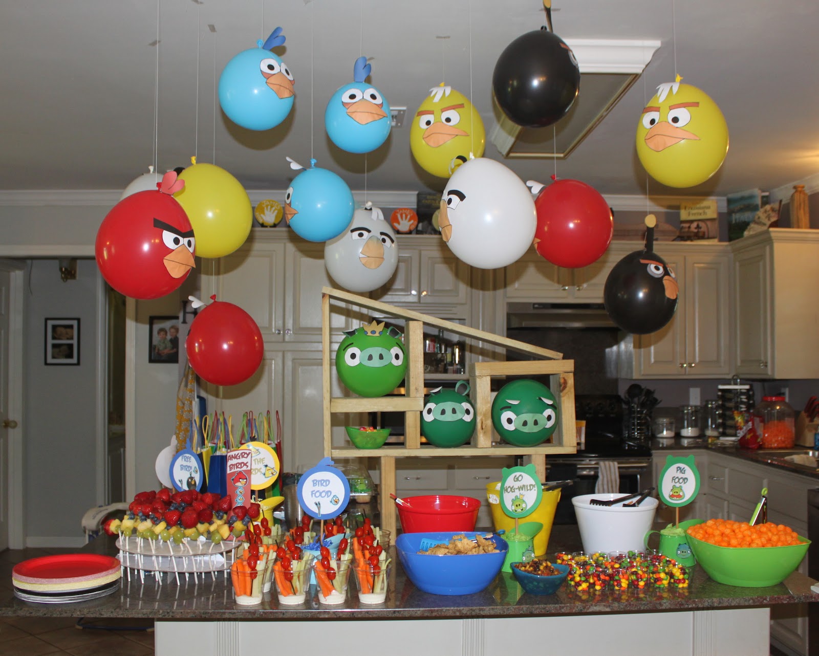 Kidspired Creations Angry Birds  Birthday  Party