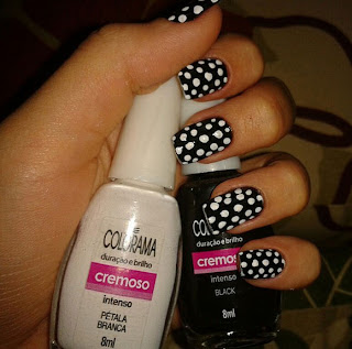 Black White Nail Art