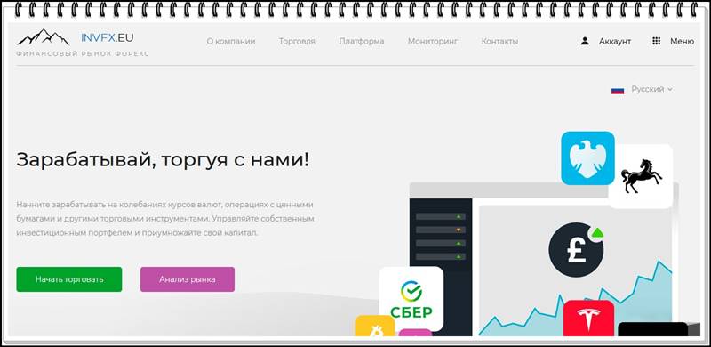 Обзор компании InvFX: invfx.eu - отзывы? Платят или нет