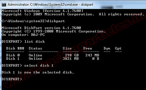 How to Install Windows 7 from USB Drive 