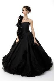 Black Wedding Dress Photos