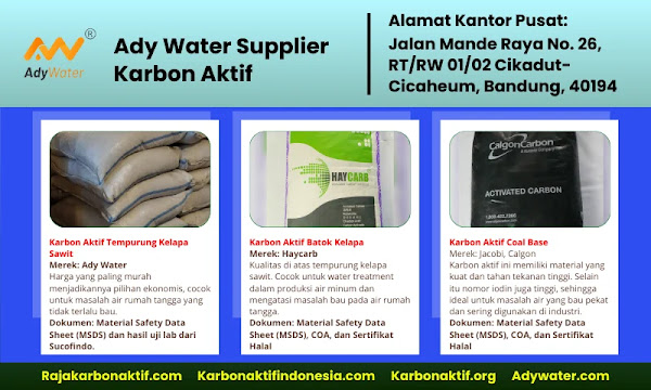 Harga Activated Carbon 1 kg di Ady Water