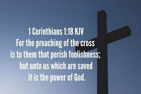 1 Corinthians 1:18 KJV
