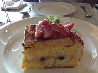 Raisin Bread & Butter Pudding at The White Rabbit