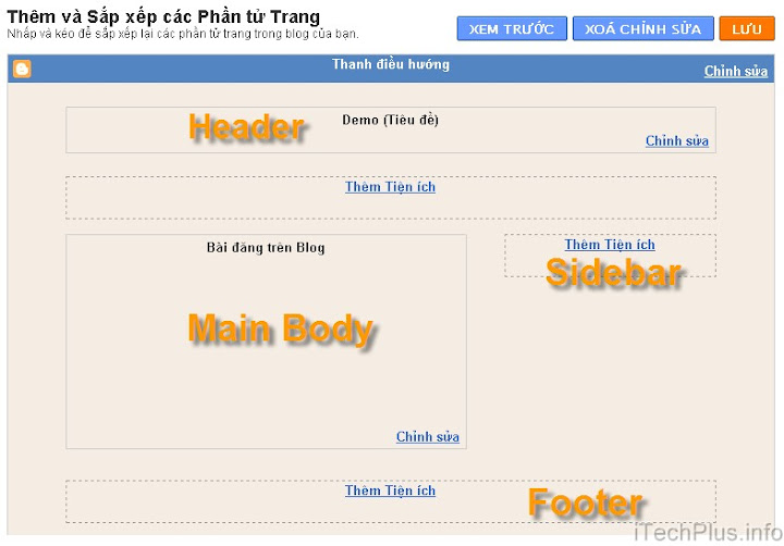 Blogger Template Layout