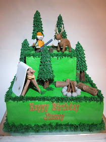 Hunting Birthday Cake Toppers