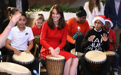 Catherine, Duchess Of Cambridge Attended The Anna Freud Centre Family School Christmas Party