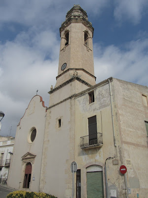 GR-92 - Santa Oliva a La Pobla de Montornès; GR-92, Església de Santa Maria de La Pobla de Montornès