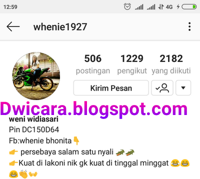 nam pengguna instagram yang kekinian