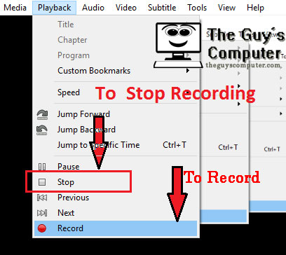 How to record screen using VLC media Player 