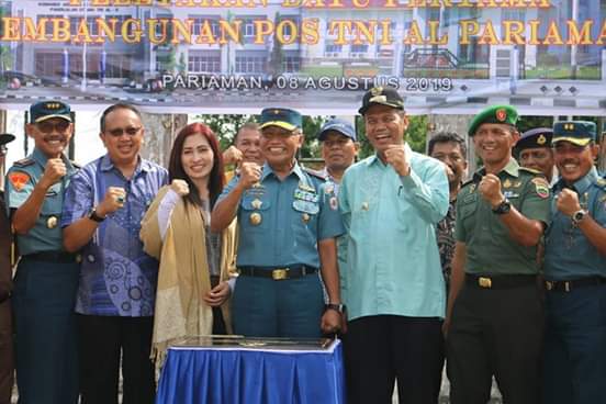 Lantamal II Padang Laksamana Pertama Agus Sulaiman Pimpin Langsung Serbuan Tertorial TNI 2019 di Kota Pariaman