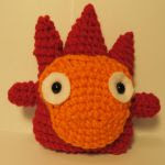 PATRON GRATIS CALCIFER | EL CASTILLO AMBULANTE AMIGURUMI 20612