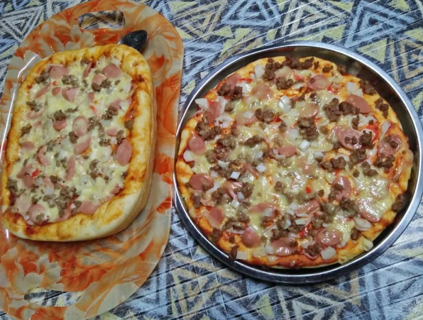Resepi Pizza Homemade Tanpa Oven, Guna Dapur Gas (Macam 