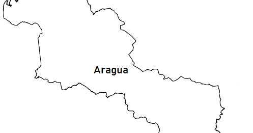 Blog da Educação: Mapa del Estado Aragua (Venezuela) para colorear