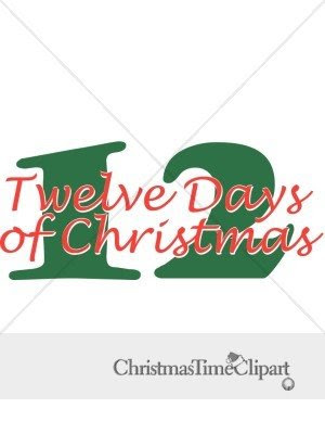 12 Days Of Christmas Clipart