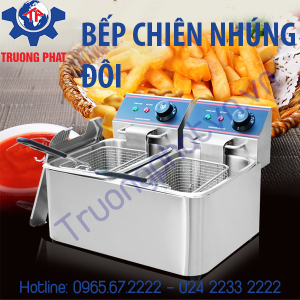 Mua bếp chiên nhúng điện đôi ở Hà Nội