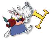 Abecedario Animado del Conejo Blanco de Alicia. Alice White Rabbit Abc.