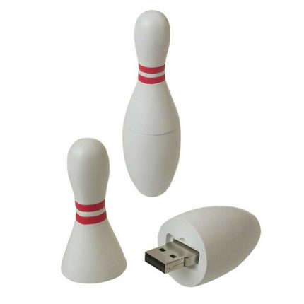 Bowling pins USB flash drive